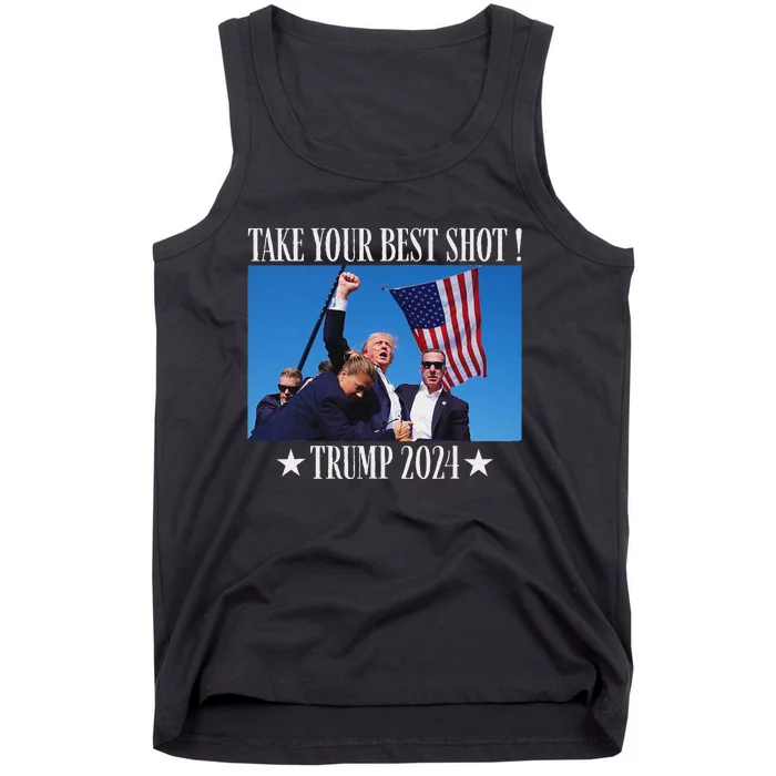 Take Your Best Shot Trump Shot Tank Top