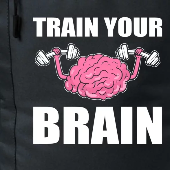 Train Your Brain Neurologist Gift Daily Commute Backpack