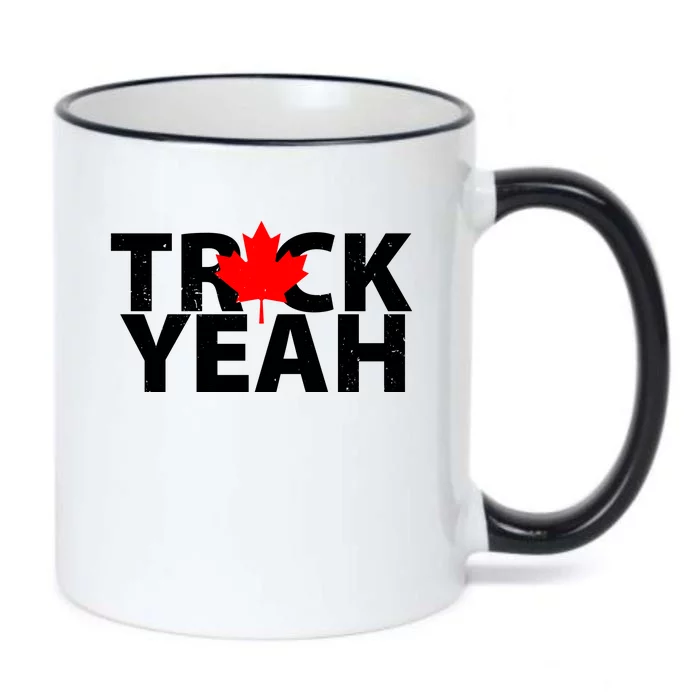 Truck Yeah Candian Black Color Changing Mug