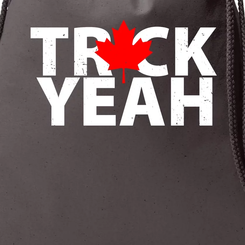 Truck Yeah Candian Drawstring Bag