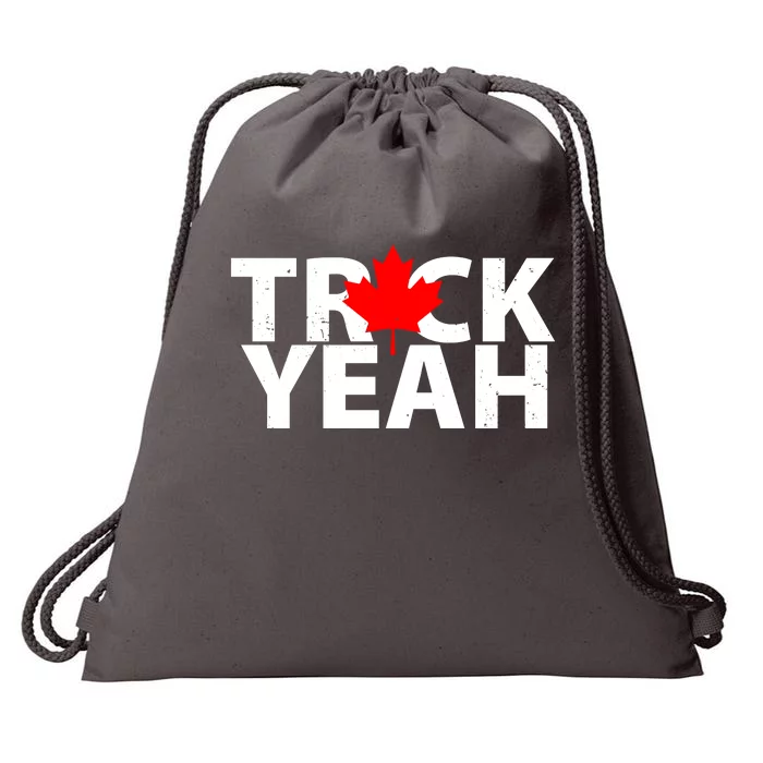 Truck Yeah Candian Drawstring Bag