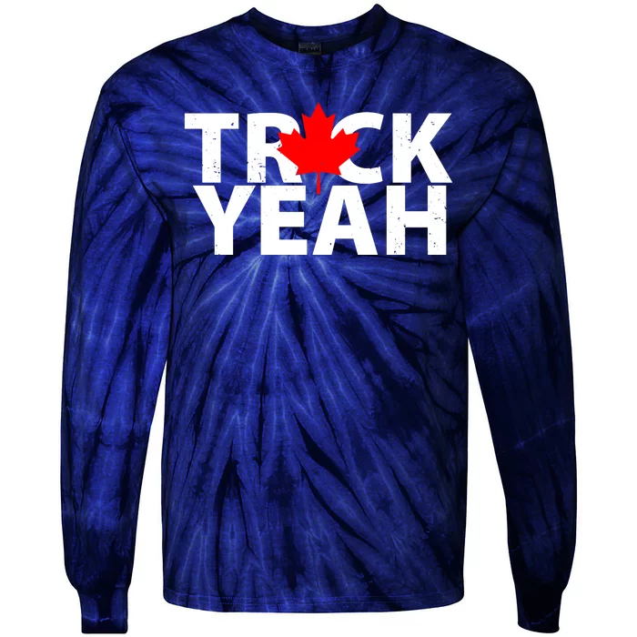 Truck Yeah Candian Tie-Dye Long Sleeve Shirt