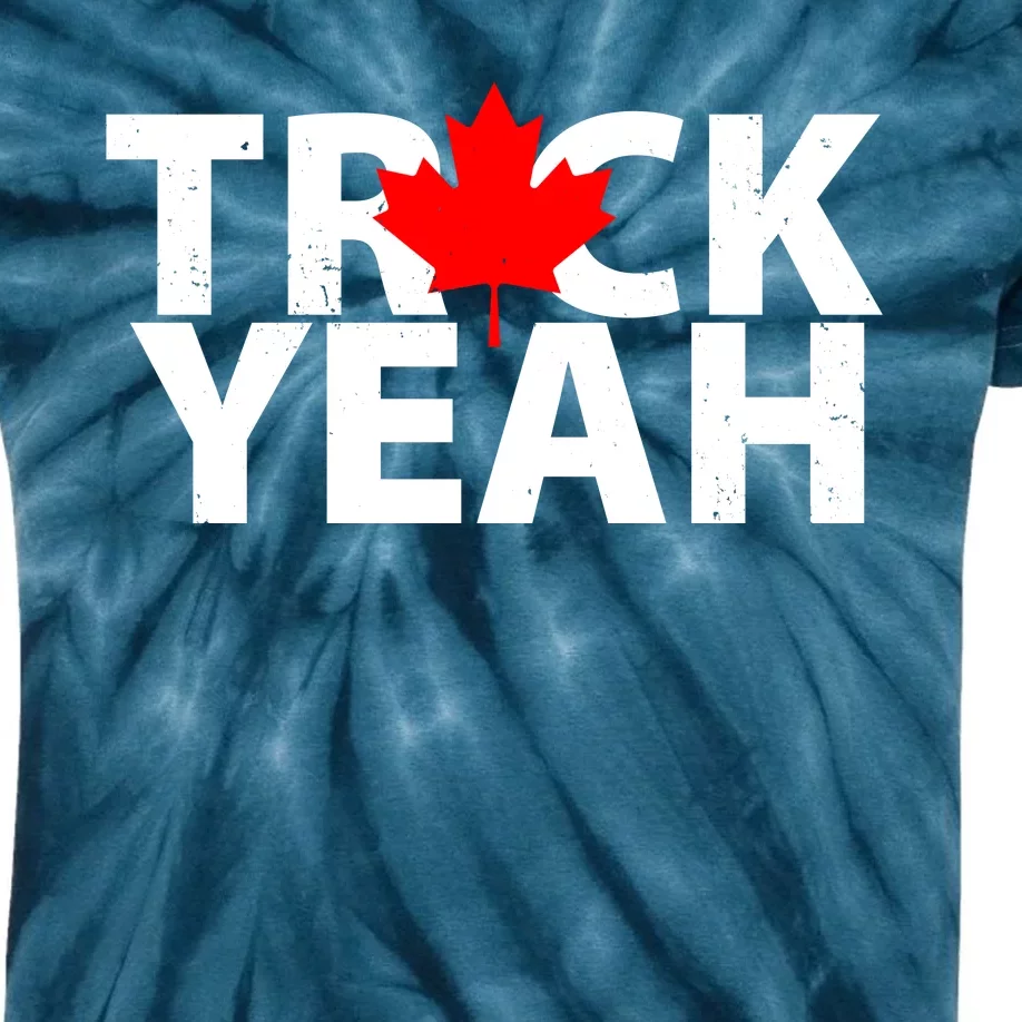 Truck Yeah Candian Kids Tie-Dye T-Shirt