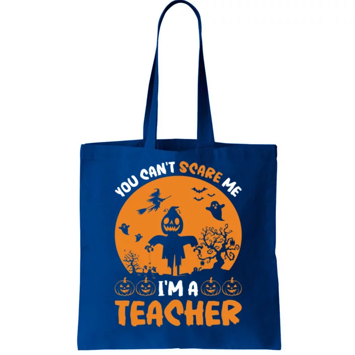 Teacher You CanT Scare Me Halloween Costume Cute Gift Tote Bag