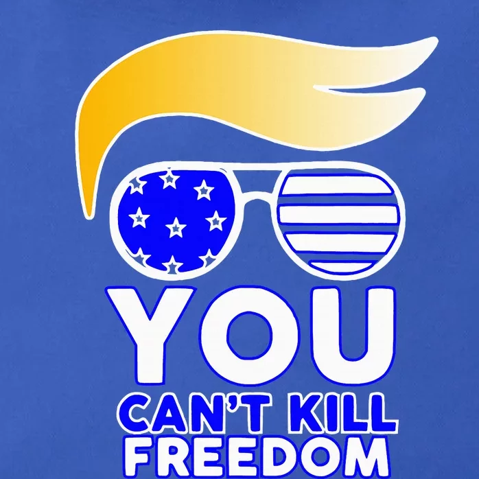 Trump You CanT Kill Freedom Zip Tote Bag