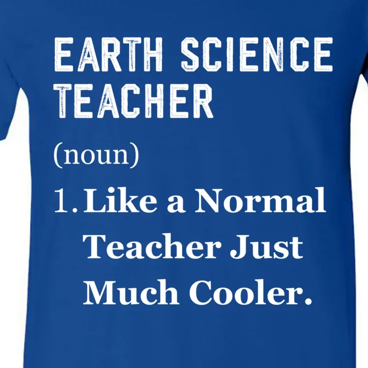 Thank You Earth Science Professor Funny Earth Science Gift V-Neck T-Shirt