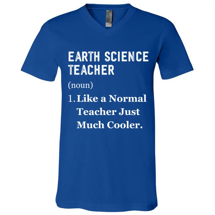 Thank You Earth Science Professor Funny Earth Science Gift V-Neck T-Shirt