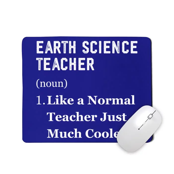 Thank You Earth Science Professor Funny Earth Science Gift Mousepad