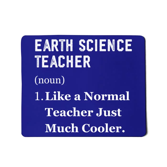 Thank You Earth Science Professor Funny Earth Science Gift Mousepad