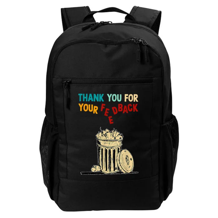 Thank You For Your Feedback Raglan Baseball Daily Commute Backpack