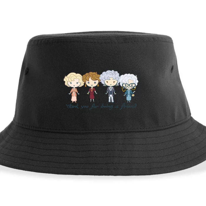 Thank You For Being A Friend Sustainable Bucket Hat