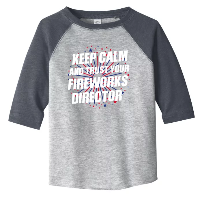 Trust Your Fireworks Director Firework Director Gift Toddler Fine Jersey T-Shirt