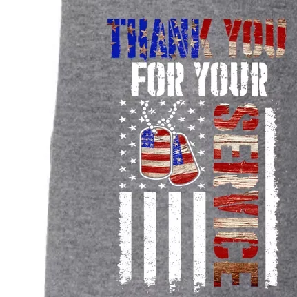 Thank You For You Veterans Day Proud Us Veteran Memorial Day Gift Doggie 3-End Fleece Hoodie