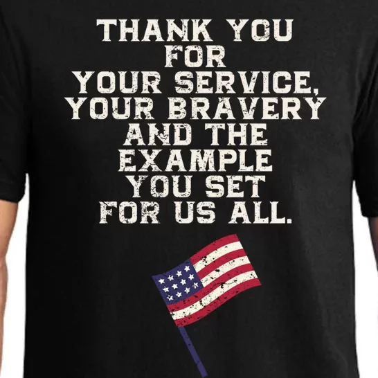 Thank You For Your Service Veterans Day Heros Memorial Gift Pajama Set