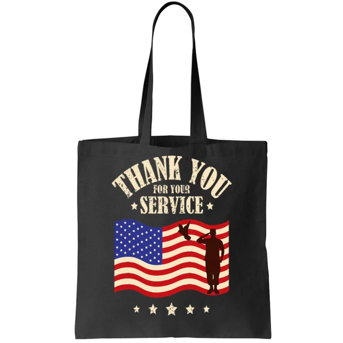 Thank you for your service veterans Tote Bag