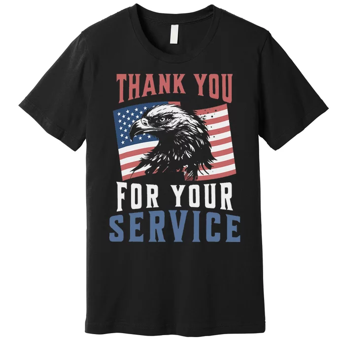 Thank You For Your Service Military Veterans Premium T-Shirt