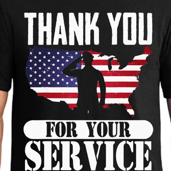 Thank You For Your Service Patriotic Veterans Day Pajama Set