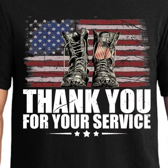 Thank You For Your Service Veteran Day Gift Pajama Set