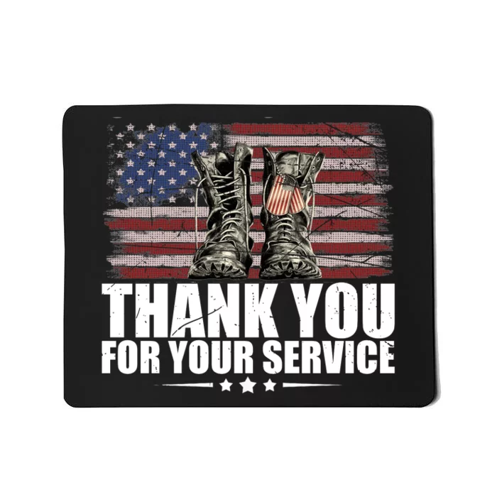 Thank You For Your Service Veteran Day Gift Mousepad