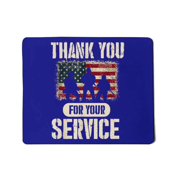 Thank You For Your Service Shirt, Patriotic Veterans Day Mousepad