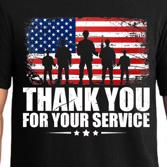 Thank You For Your Service Veteran Day Gift Pajama Set