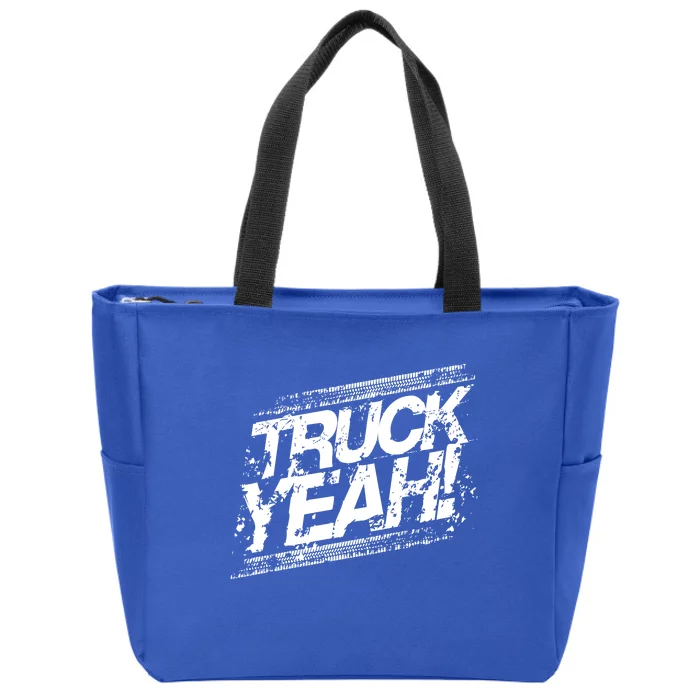 Truck Yeah! Funny Designer Gift Zip Tote Bag