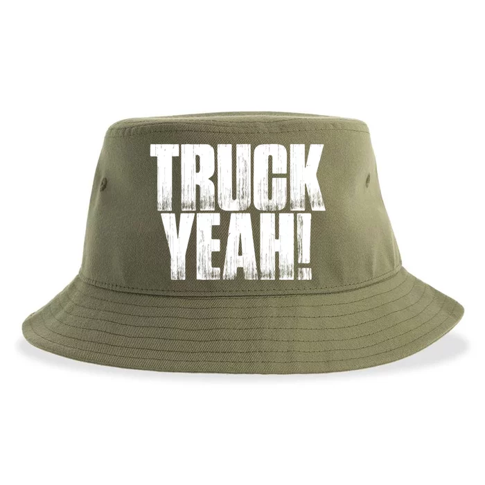 Truck Yeah! Funny Sarcastic Trucking S Novelty Gift Sustainable Bucket Hat