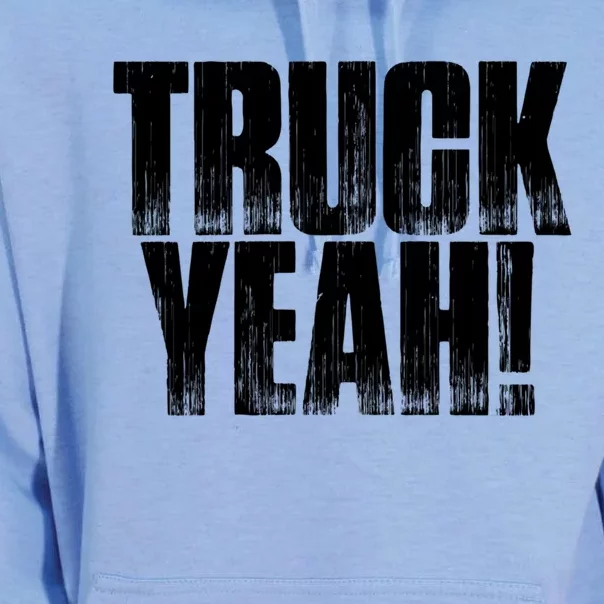 Truck Yeah! Funny Sarcastic Trucking S Novelty Gift Unisex Surf Hoodie