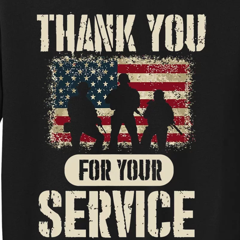 Thank You For Your Service Shirt, Patriotic Veterans Day Sweatshirt