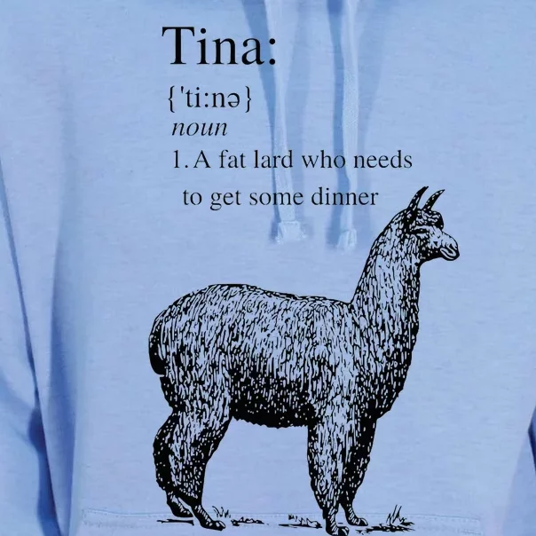 Tina You Fat Lard Come Get Some Dinner Funny Unisex Surf Hoodie