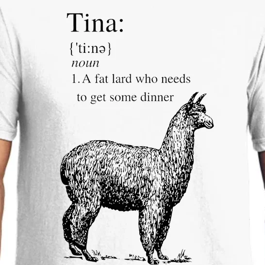 Tina You Fat Lard Come Get Some Dinner Funny Pajama Set