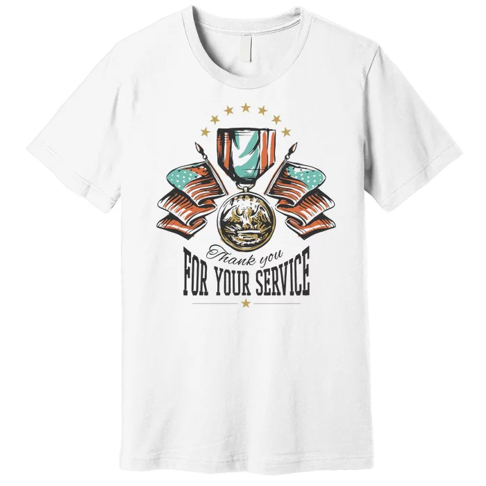 Thank You For Your Service Veteran Premium T-Shirt