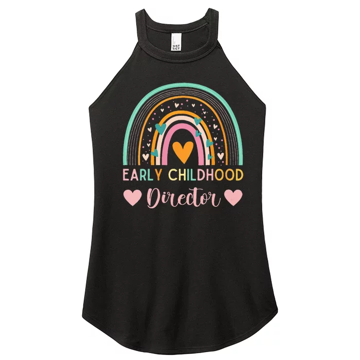 Thank you for Early childhood director appreciation Rainbow Women’s Perfect Tri Rocker Tank