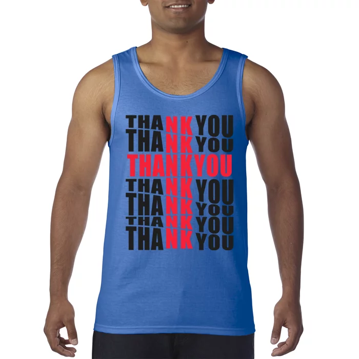 Thank You God Thank Jesus Proud Christian Always Grateful Gift Tank Top