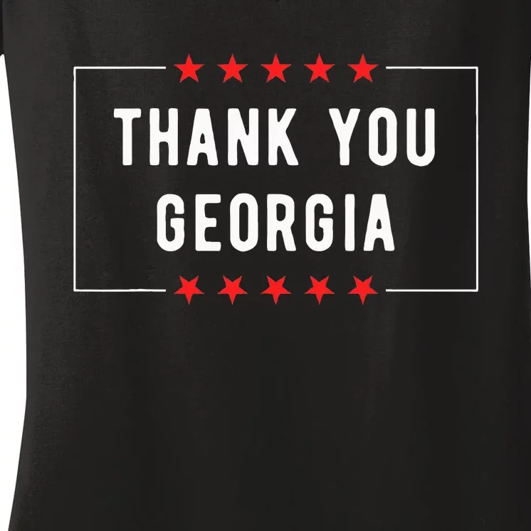 Thank You Georgia Women's V-Neck T-Shirt