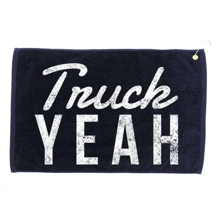 Truck Yeah Gift Grommeted Golf Towel