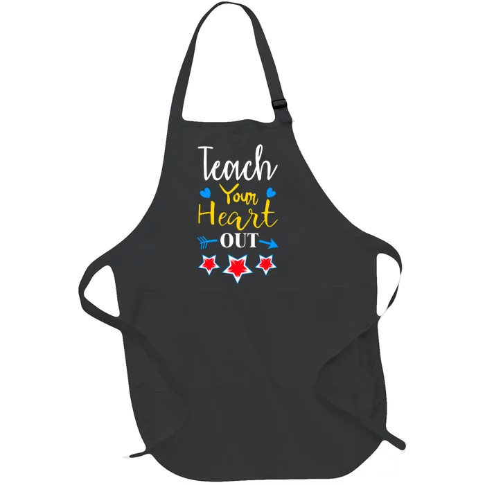 Teach Your Heart Out Full-Length Apron With Pocket