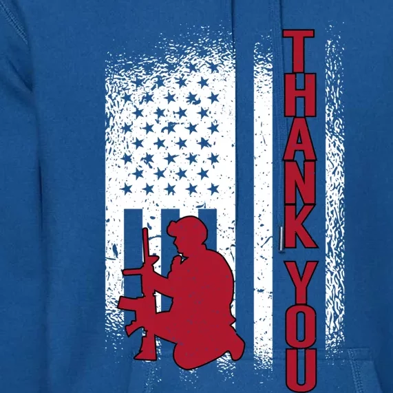 Thank You Honor The Soldiers Memorial Day Funny Gift Premium Hoodie