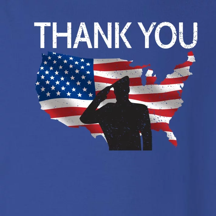 Thank You Honor The Soldiers Salute Memorial Day Gift Toddler Long Sleeve Shirt