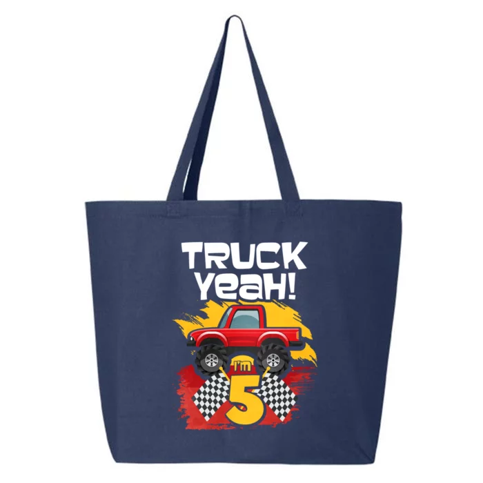 Truck Yeah Im 5 Funny Gift 25L Jumbo Tote