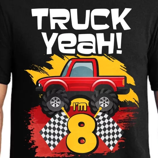 Truck Yeah Im 8 Gift Pajama Set