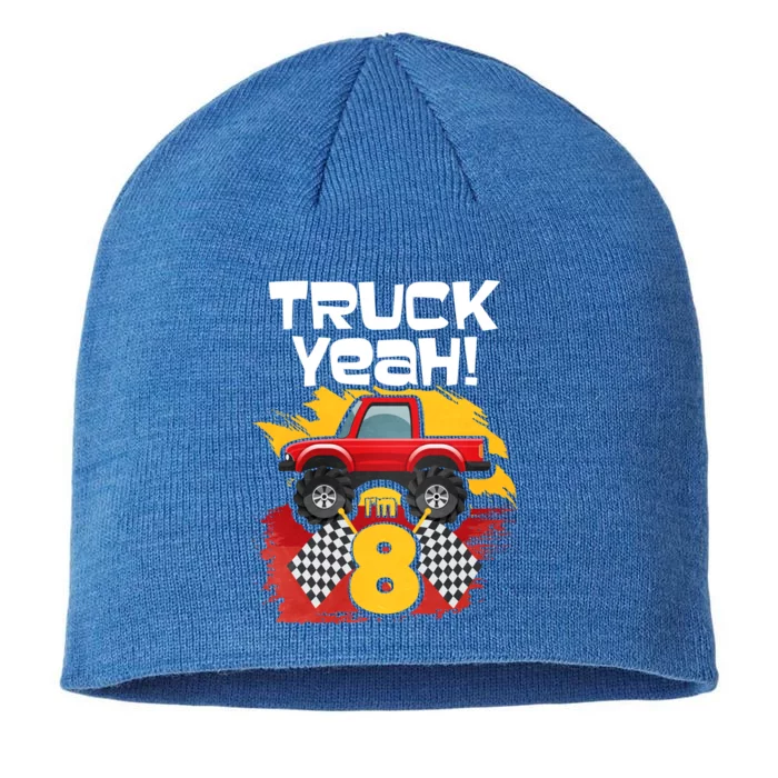 Truck Yeah Im 8 Gift 8 1/2in Sustainable Knit Beanie