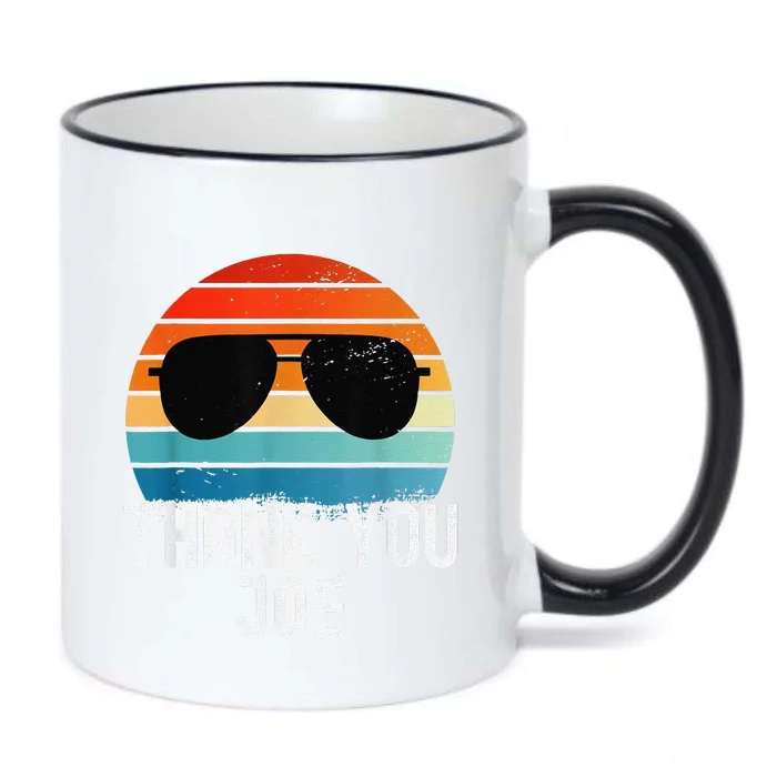 Thank You Joe Biden Thank You Joe President Sunglasses Retro Black Color Changing Mug