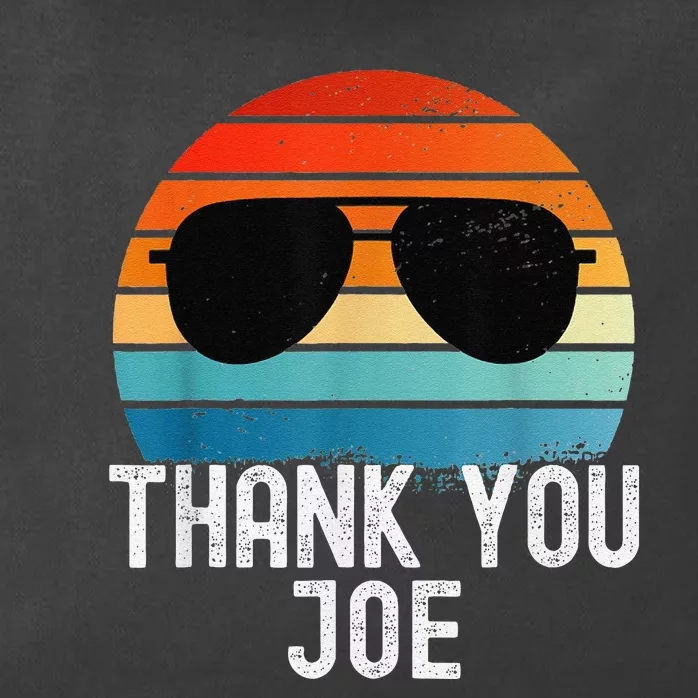 Thank You Joe Biden Thank You Joe President Sunglasses Retro Zip Tote Bag