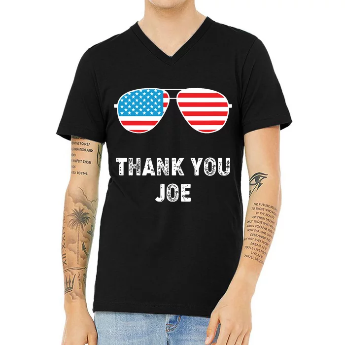 Thank You Joe V-Neck T-Shirt