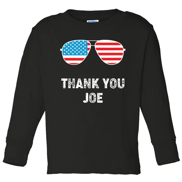 Thank You Joe Toddler Long Sleeve Shirt