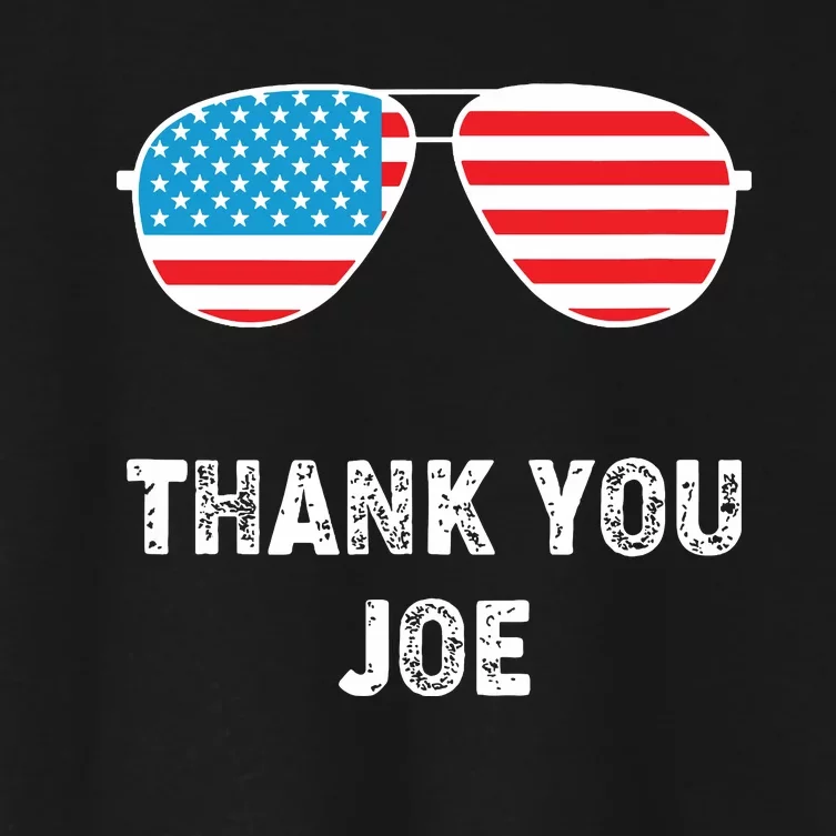 Thank You Joe Women's Crop Top Tee