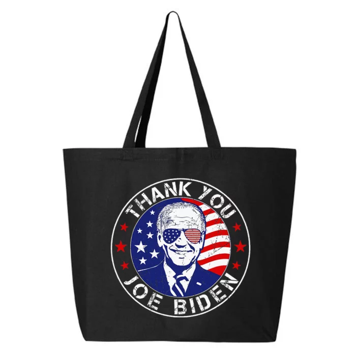 Thank You Joe Biden Usa Flag President Thanks Joe 25L Jumbo Tote