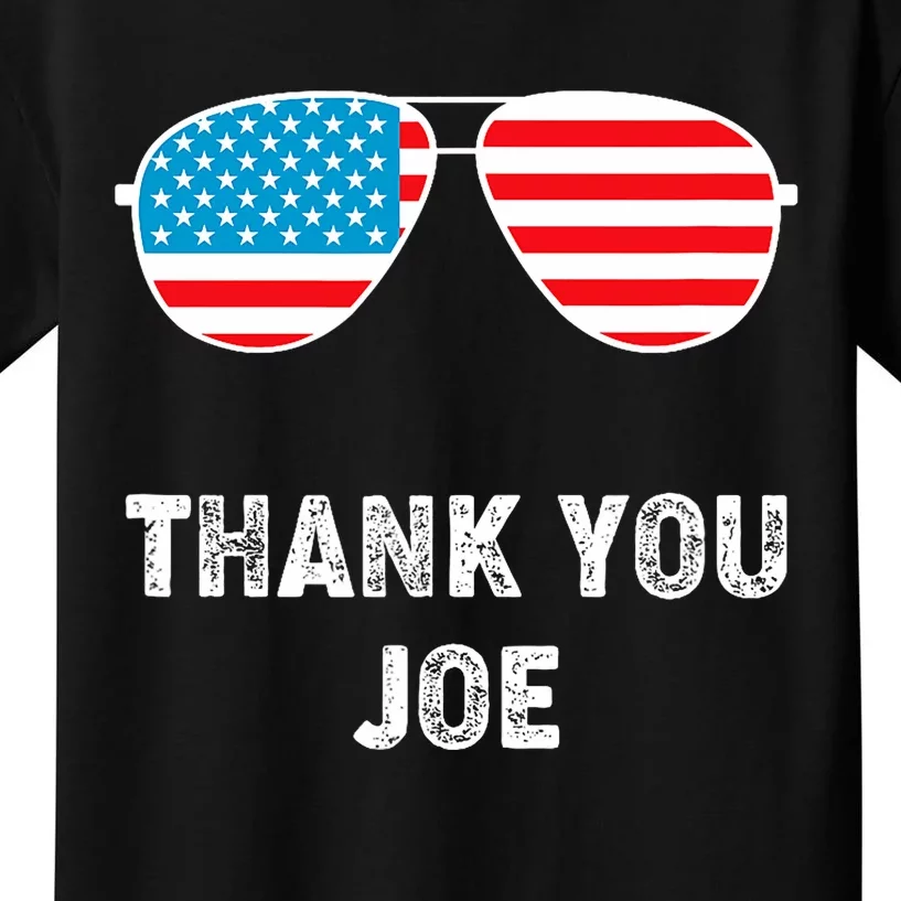 Thank You Joe Thank You Joe Biden Kids T-Shirt