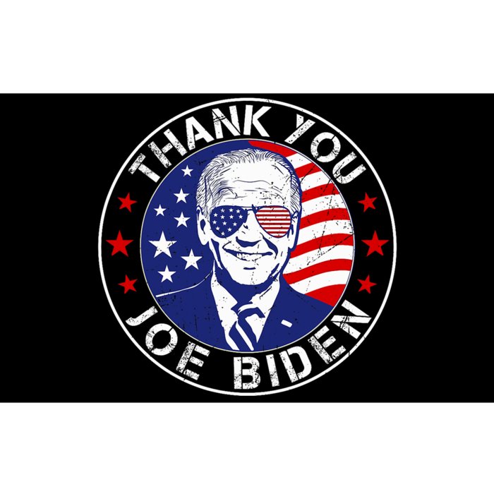 Thank You Joe Biden Usa Flag President Thanks Joe Bumper Sticker